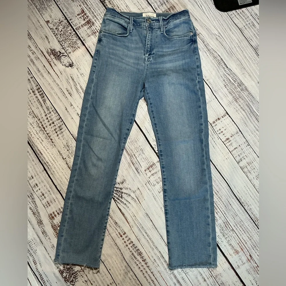 Frame Le High Straight denim jeans. Size 27. - Picture 1 of 10